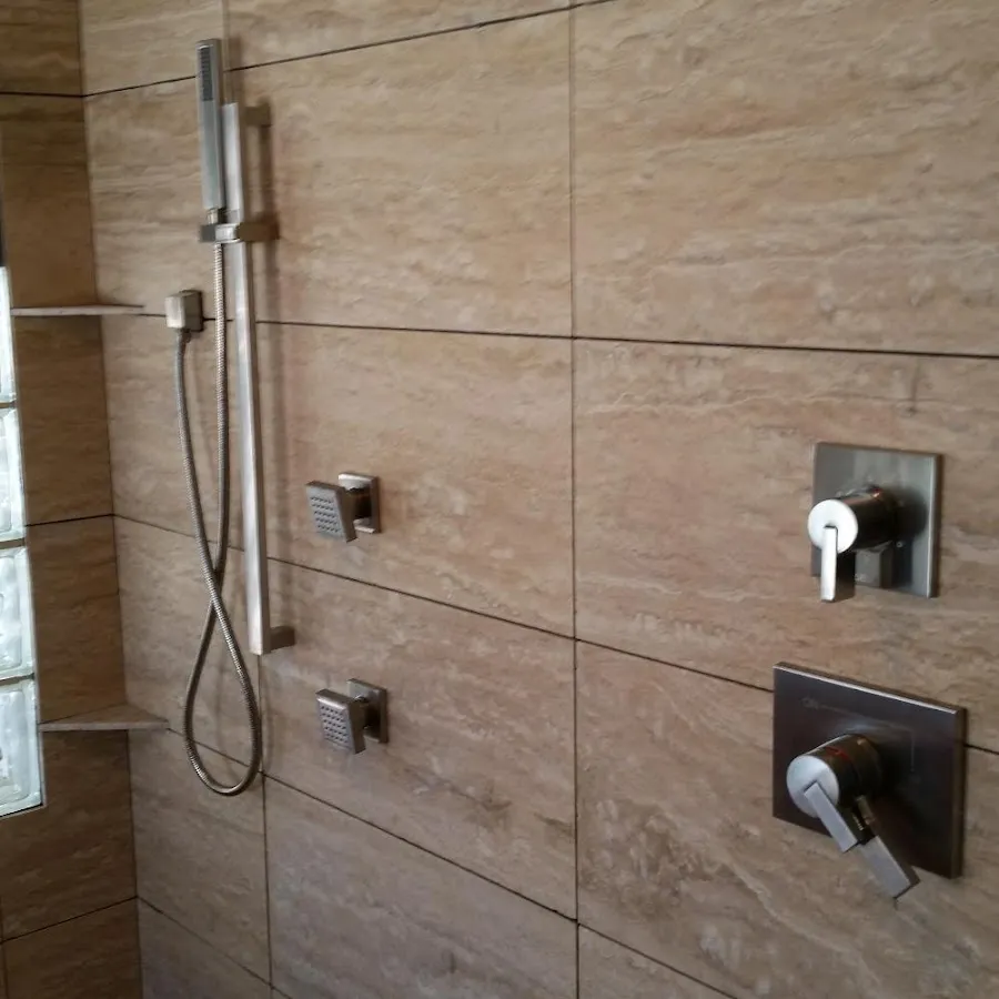 Shower fixture installation for Water Heater Replacement in Severn